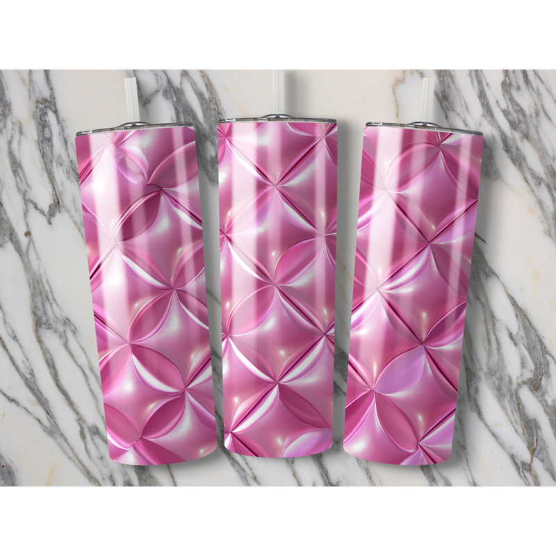 Choose Handmade Tumblers 591ml Vacuum Insulated Stainless Steel (18/8) Travel Tumbler with Straw
