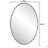 Iron Art Oval Retro Mirror, Antique Effect, Wall Hanging, Suitable For Bathroom, Bedroom, Living Room -1784636515