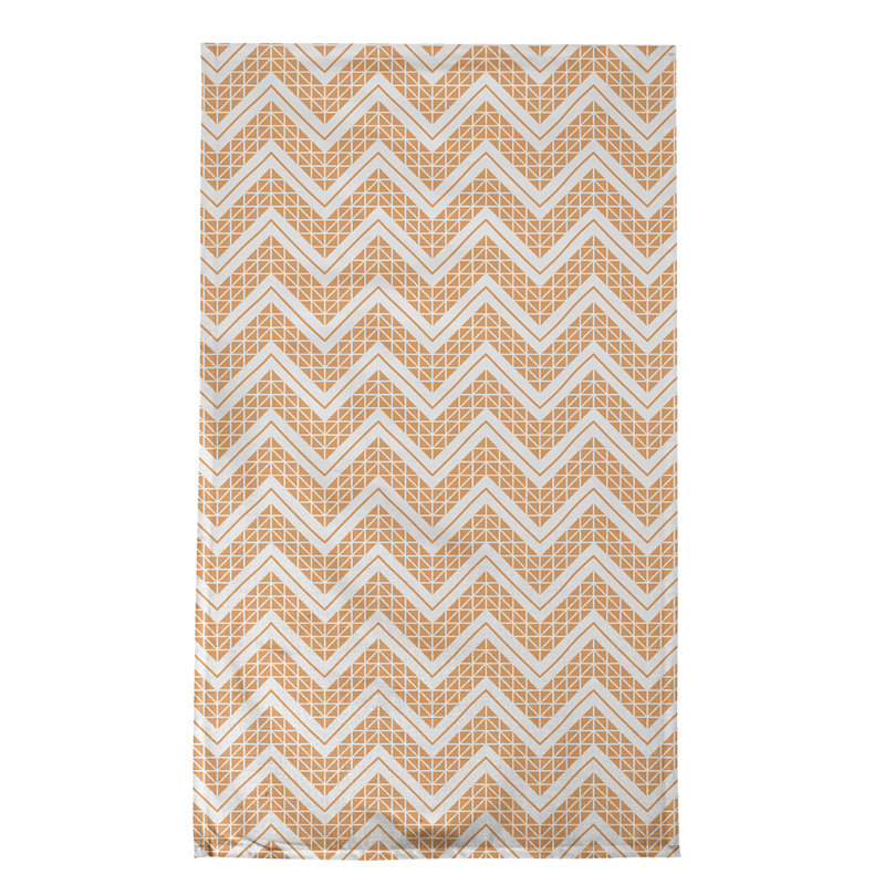 Stephenie Tea Towel Kitchen Towel, Ivory/White/Pink, Cotton Twill