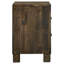 Table de chevet 2 tiroirs Rustic Brown