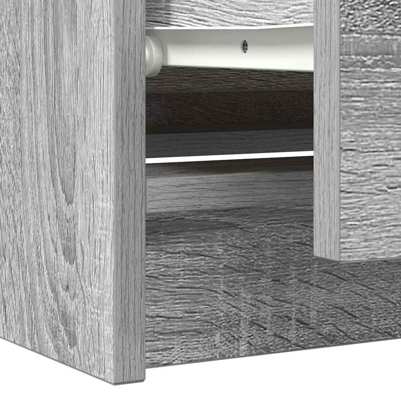  TV Cabinet 35x54 Cm Engineered Wood, Grey Sonoma, 100 cm