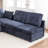 Miller 6 - Piece Upholstered L-shaped Modular Sectional Sofa-403788158