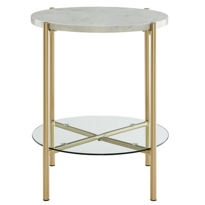 Table de bout avec rangement Seyhan