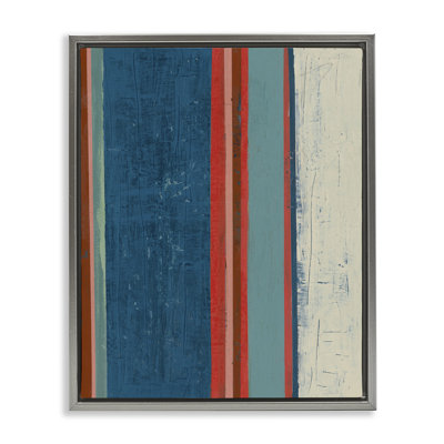 «Farmhouse Rustic Stripes Floater» par Pippin Schupbach