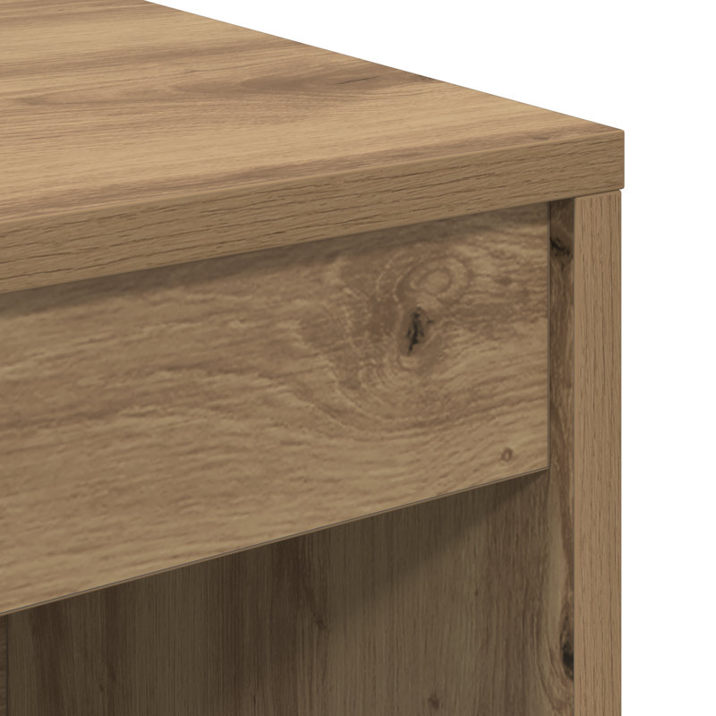 Writing Desk Particle Board 76 Cm, 76cm H x 90cm W x 40cm D, Artisan Oak