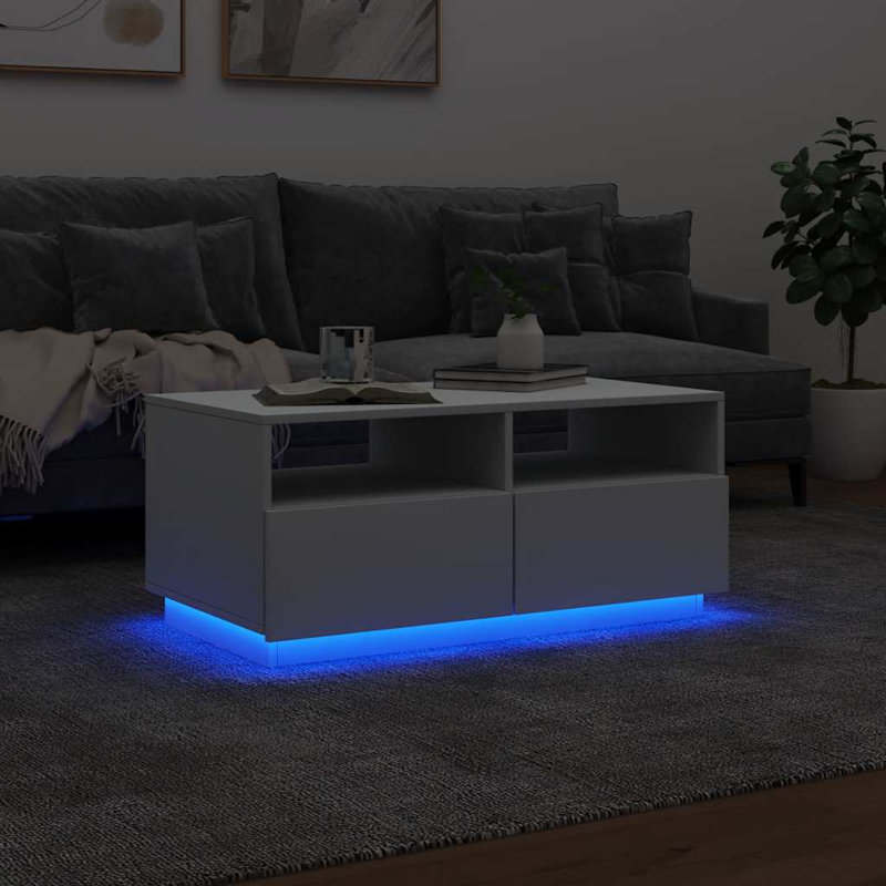 Ceriyah Frame Coffee Table, White