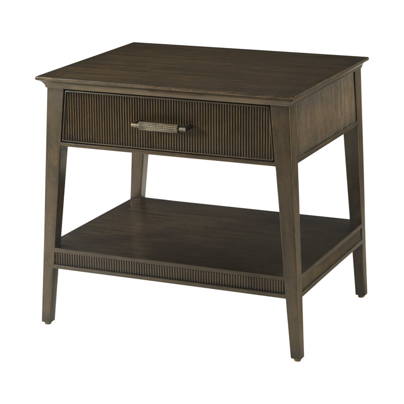 Lido 1 - Drawer Solid Wood Nightstand