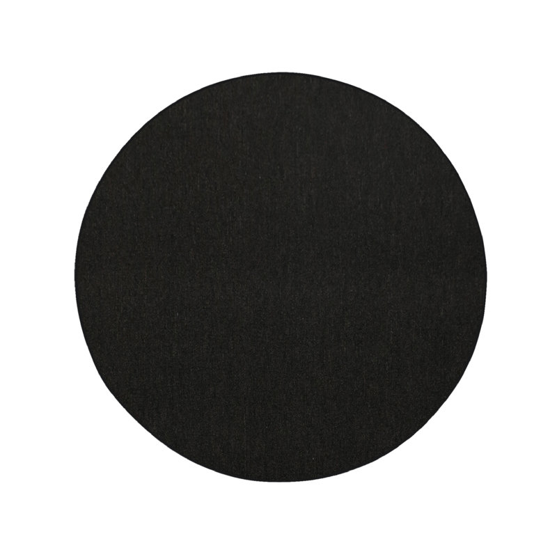 Indoor Outdoor Pet and Kids Friendly Solid Color Black Area Rugs, Stain & Fade Resistance,  Perfect for Patio, Deck, Picnic, Beach, Backyard, Event, Camping & Wedding Rug
