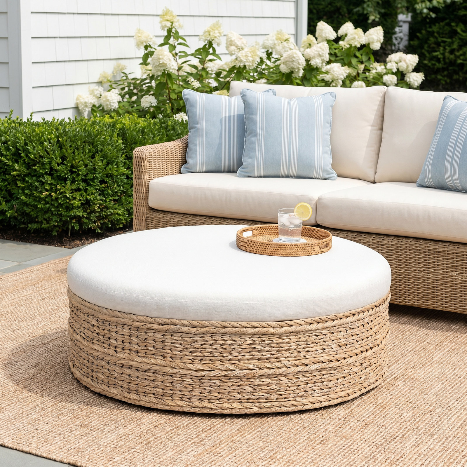 Rowan Outdoor Ottoman