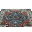 Tapis Oushak bleu en laine noué à la main 9 pi 1 po x 11 pi 11 po-467093744-467093746