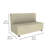 Pro Series Rustic Upholstered Armless Mobile Sofa-101545363