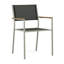 Ensemble de 2 chaises d'extérieur modernes de 56 cm (22 pouces) offrant un confort résistant aux intempéries-358598191