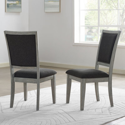 Estaban 18'' H Upholstered Acacia Side Chair