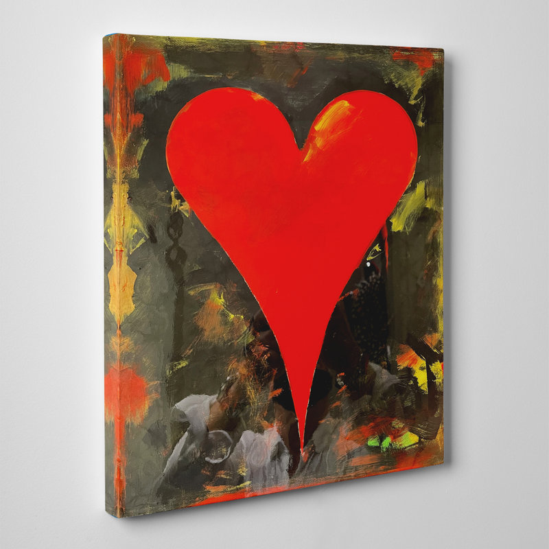 Aidé Rayne par Salvatore Principe - peinture sur toile tendue, H 16 po x l 12 po x P 1,5 po