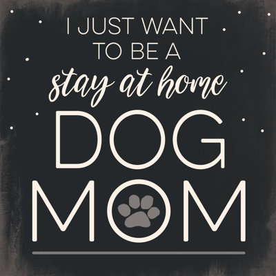 Dog Mom - Wrapped Canvas Print