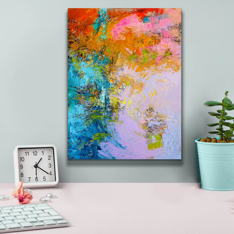 Toile épique Graffiti «Cloud Dreams 5» par Dorothy Fagan, 12 po x 16 po, H 16 po x l 12 po