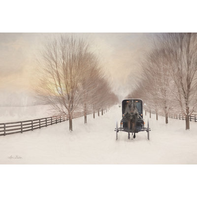 " Snowy Amish Lane " by Lori Deiter