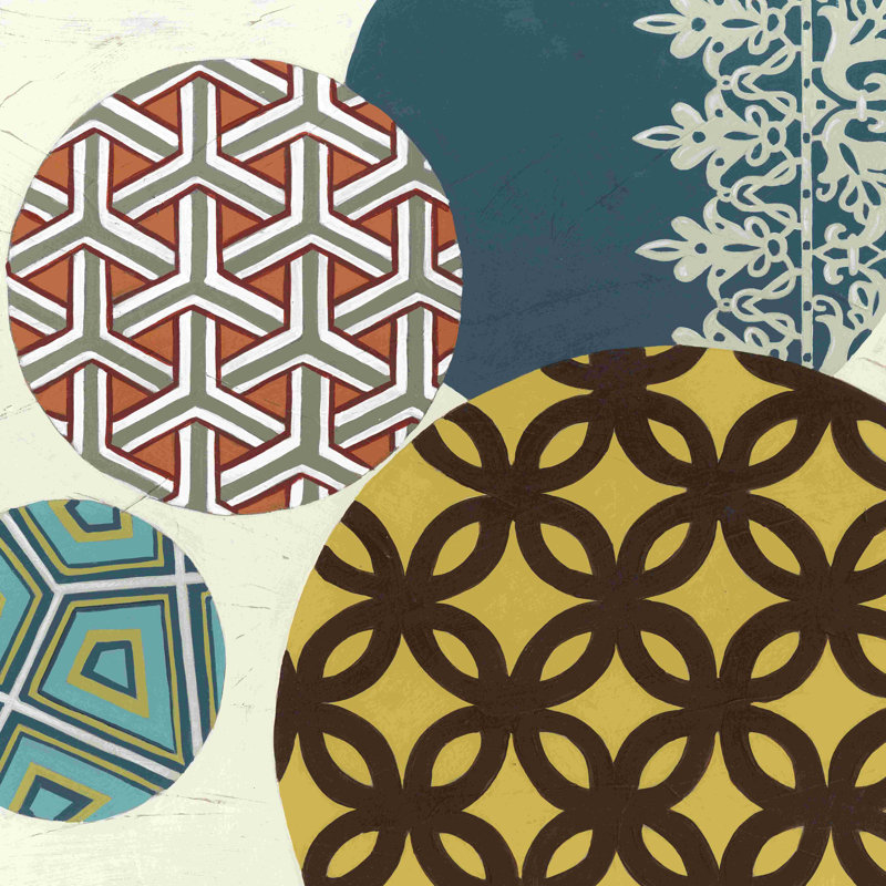 Lanternes en papier I, H 12 po x l 12 po x P 1,25 po