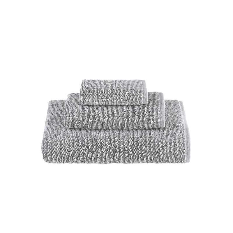  Ensemble de serviettes en coton Lerins, Ciment