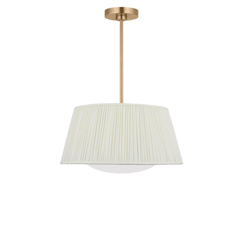 Luminaire suspendu à trois lumières Vilera, Laiton satiné, Non