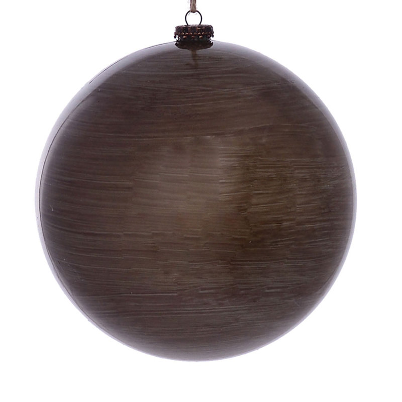 Ornement boule de bois, Étain