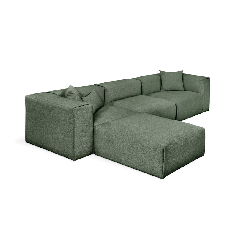 Canapé modulaire 4 pièces Nest, Boucle de pin