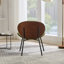 Fauteuil d'appoint simple Mid-Century Modern