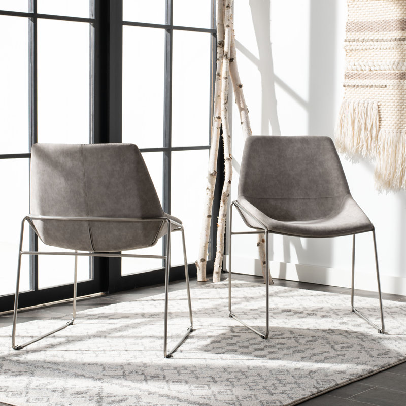 Chaise d'appoint Saddle, Gris