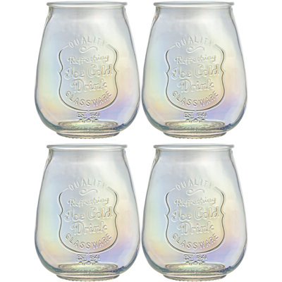 He 12oz. Mason Jar Set