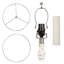 Tomisin 54.Cm White Beside Table Lamp Set