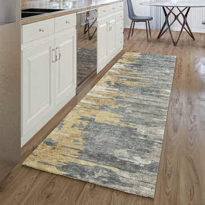 Premium Machine Washable Prisco Ivory Rug