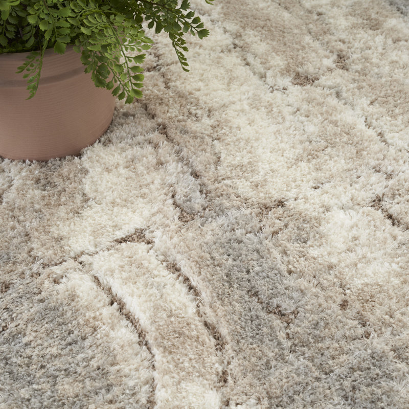 Ilgar Ivory Area Rug, Rectangle 3' x 5'