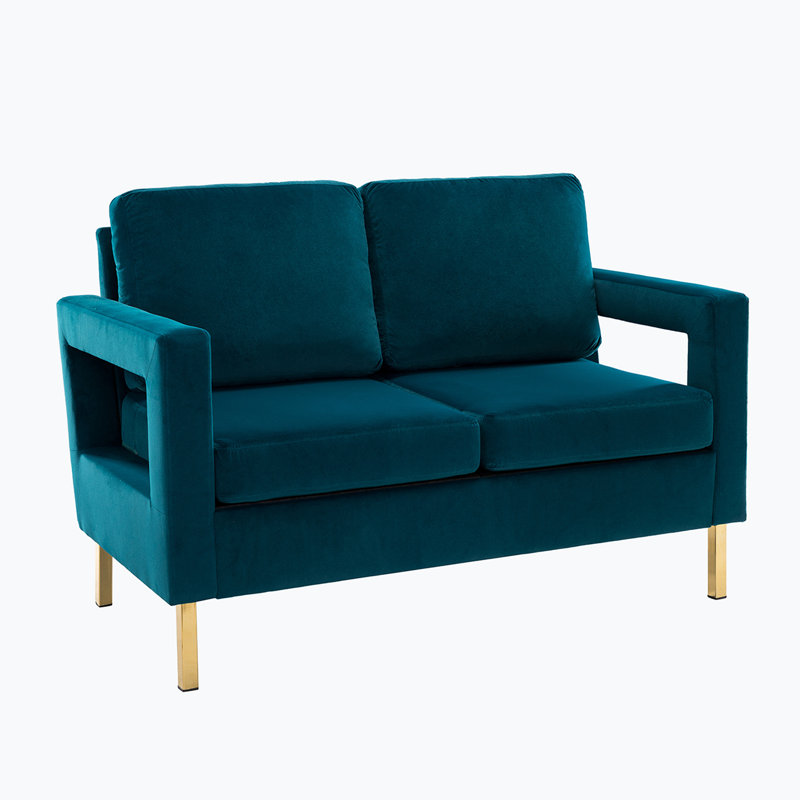 Causeuse, Bleu sarcelle