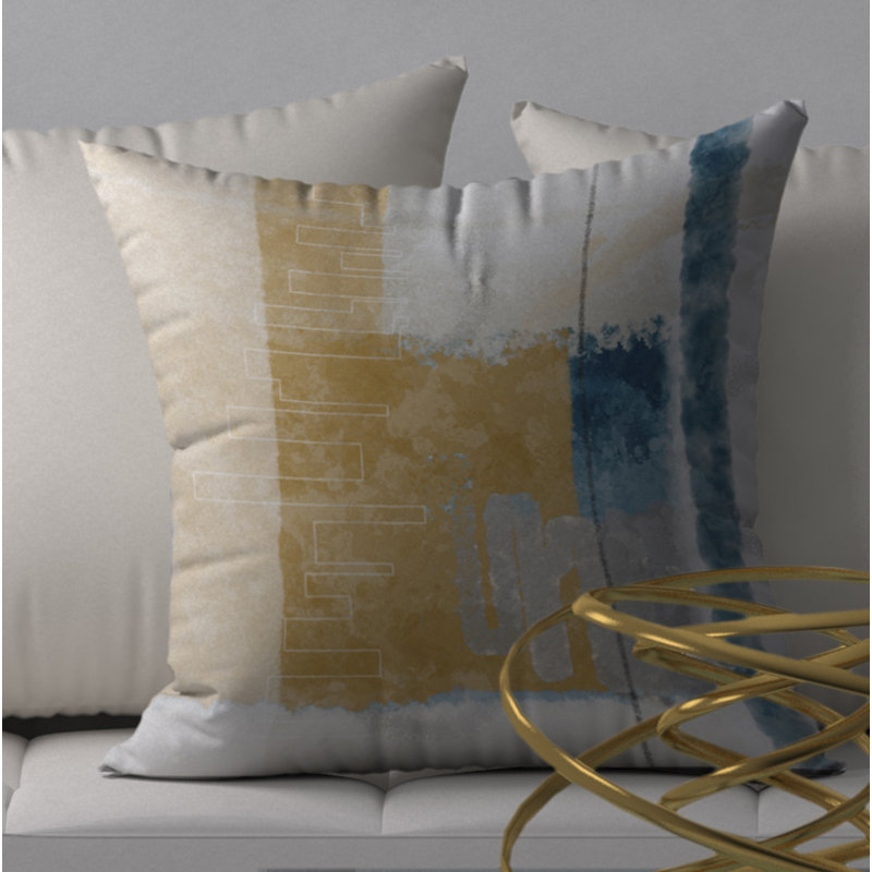 Housse de coussin décorative carrée inégalée palatial, 24" X 24"