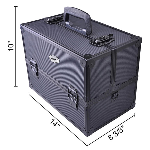Aluminium Hard Make Up Travel Storage Box Cosmetic Beauty Vanity Case  Organiser