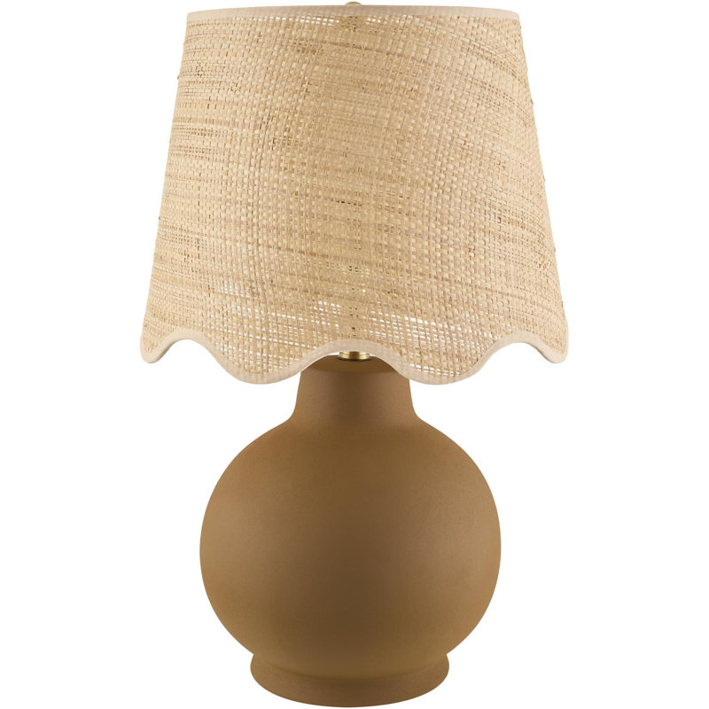 Ganza Table Lamp, Terracotta, Brown