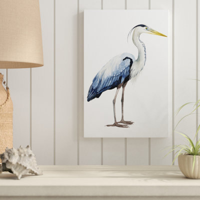 «Seabird Heron II», peinture sur toile