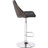 Stylish Wood Back Bar Stool With 360 Swivel, Adjustable Height, And Weathered Oak American Design Curved Back, Height In Diamond Seat