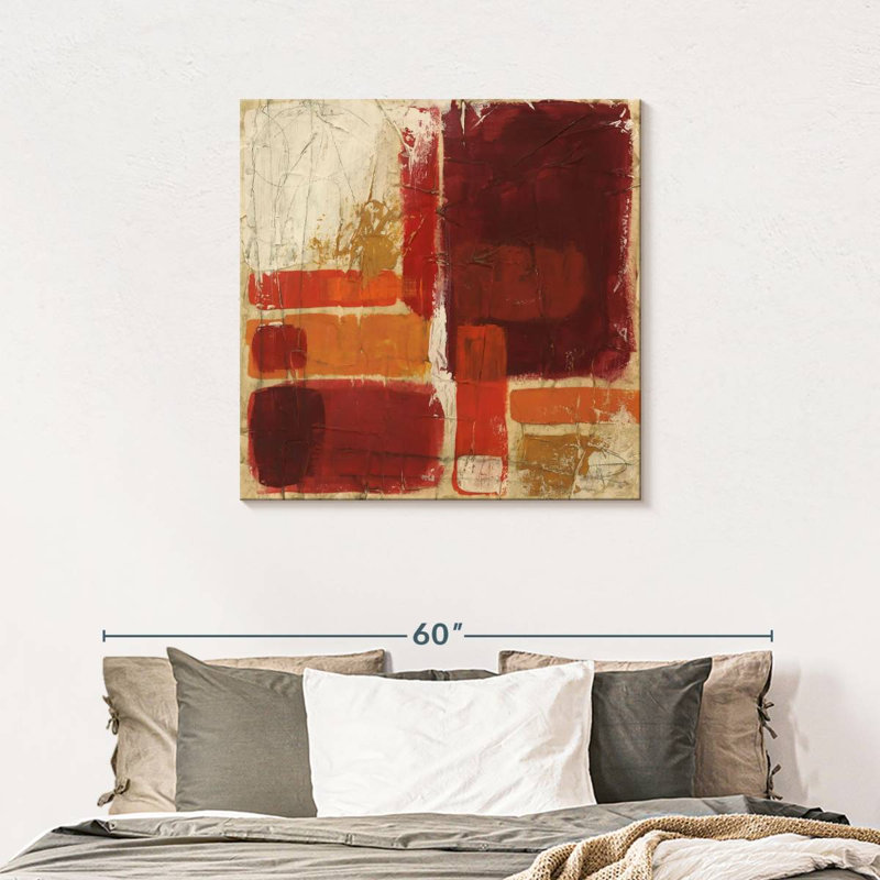 Warm Kux Overlap I, 36" H x 36" W