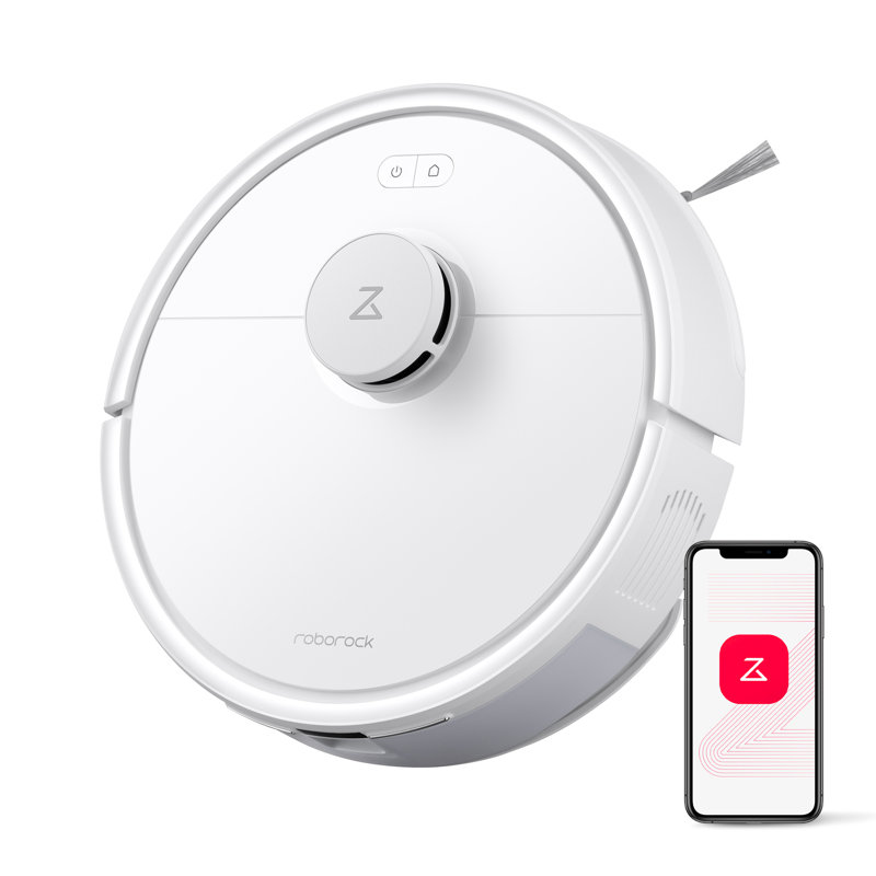 Roborock Q7 L5 Robot Vacuum and Mop, 8,000Pa Suction, Dual Anti-Tangle System, LiDAR Navigation, White