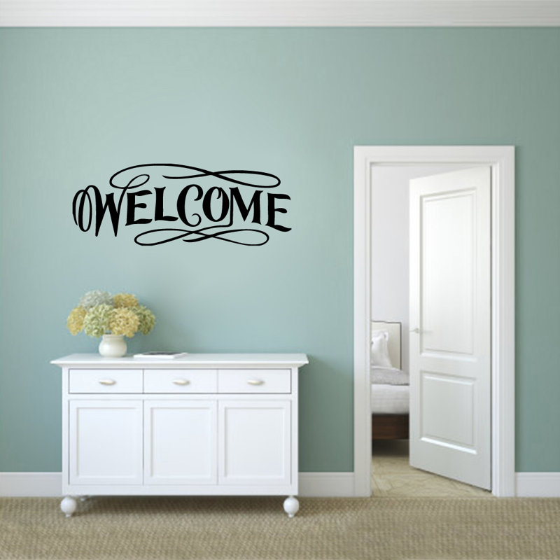 Food & Beverage Non-Wall Damaging Wall Decal, Black