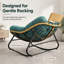 Chaise berçante 39,37 "Papasan-215964989