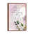 Classic Brown Wood Floater Framed