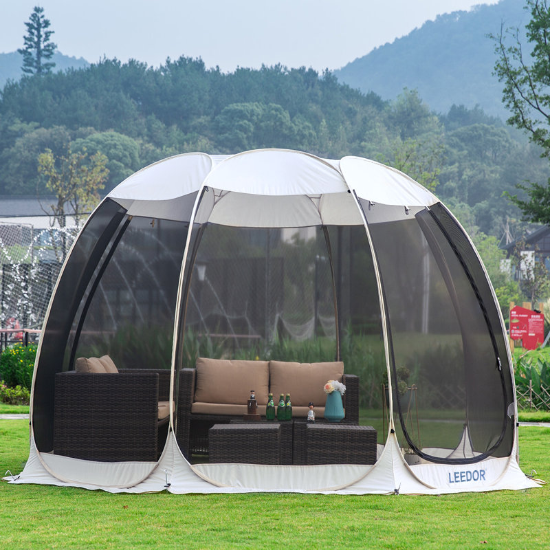 Pavillon de jardin Leedor, H 90 po x l 144 po x P 144 po