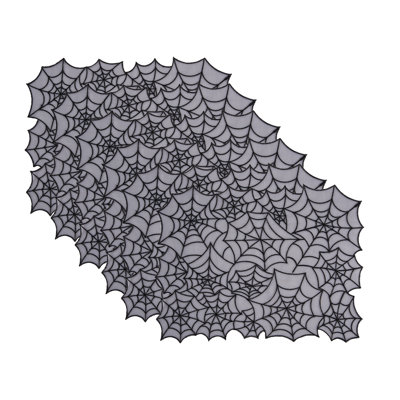 17" Spider Web Placemat Set of 6