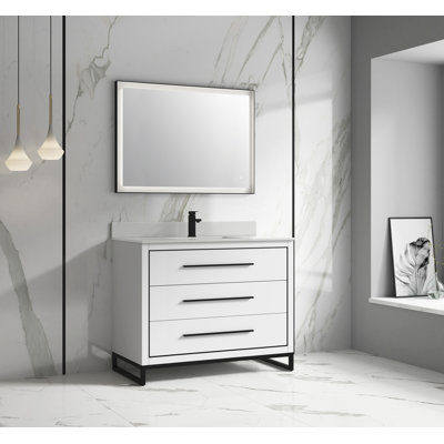 Ensemble de meuble-lavabo simple 48 po Dunfee