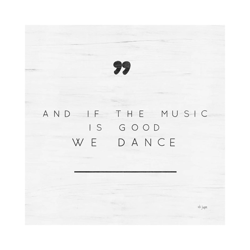 We Dance by Jaxn Blvd. - Wrapped Canvas Gallery-Wrapped Canvas Giclée, 45.72 cm H x 45.72 cm W