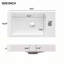 Meuble-lavabo flottant avec lavabo en résine