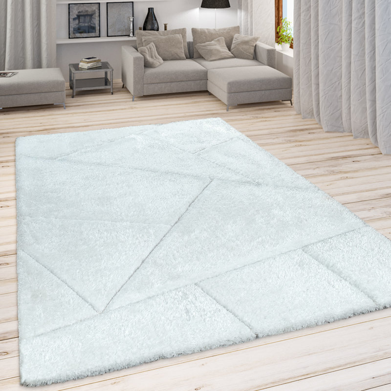 Streatham Abstract Shag Area Rug, Rectangular 80 x 150cm