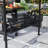 8' x 5' Grill Gazebo, 2-Tier Outdoor BBQ Gazebo with 2 Side Shelves, Storage Baskets and Ceiling Hook for Patio Deck Yard-108297305